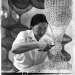 Ruth Asawa at work Ruth Asawa at work