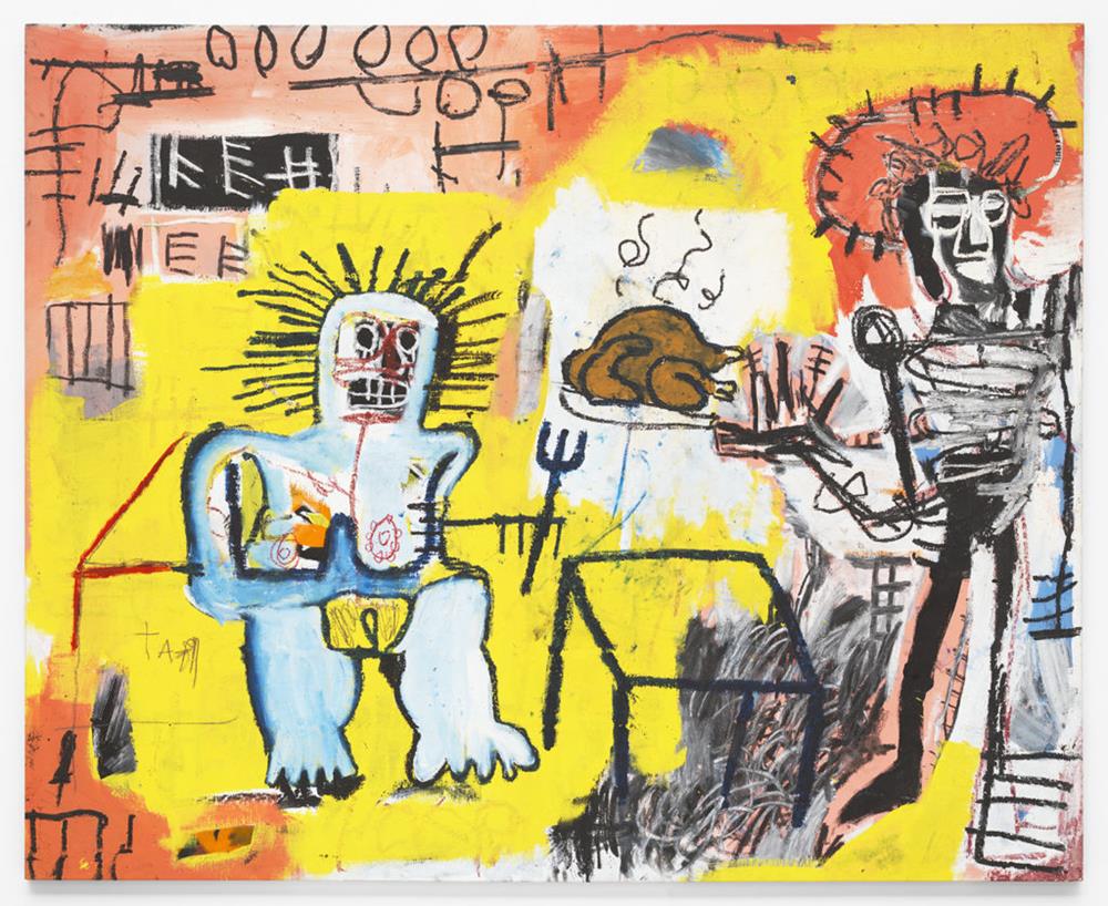 Rice and Chicken by Jean-Michel Basquiat