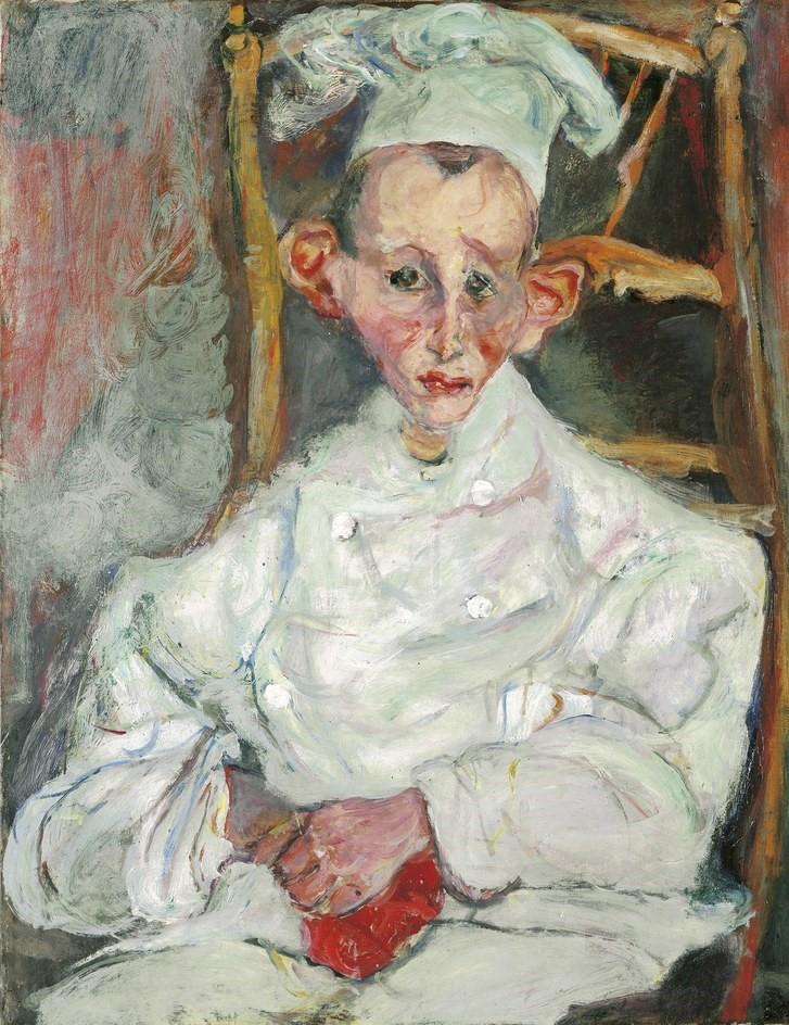 Chaim Soutine - Pastry Cook with Red Handkerchief